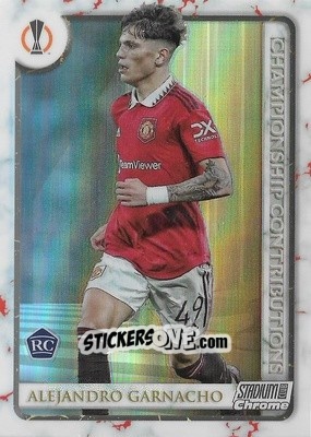 Figurina Alejandro Garnacho - Stadium Club Chrome UEFA Club Competitions 2022-2023
 n. CC-AGA - Topps