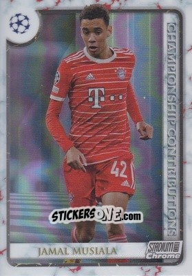 Cromo Jamal Musiala - Stadium Club Chrome UEFA Club Competitions 2022-2023
 n. CC-JM - Topps