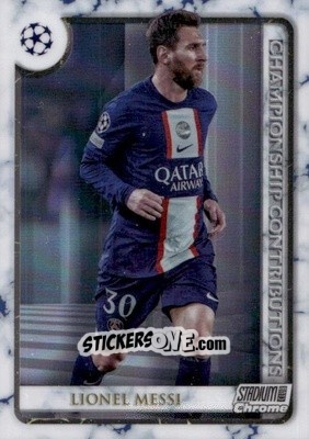 Cromo Lionel Messi - Stadium Club Chrome UEFA Club Competitions 2022-2023
 n. CC-LM - Topps