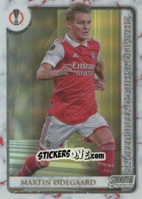 Figurina Martin Ødegaard - Stadium Club Chrome UEFA Club Competitions 2022-2023
 n. CC-MO - Topps