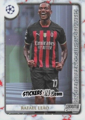 Cromo Rafael Leão - Stadium Club Chrome UEFA Club Competitions 2022-2023
 n. CC-RL - Topps
