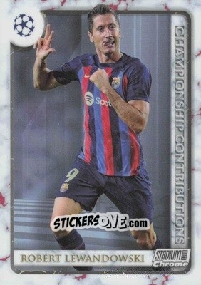 Sticker Robert Lewandowski - Stadium Club Chrome UEFA Club Competitions 2022-2023
 n. CC-RLE - Topps