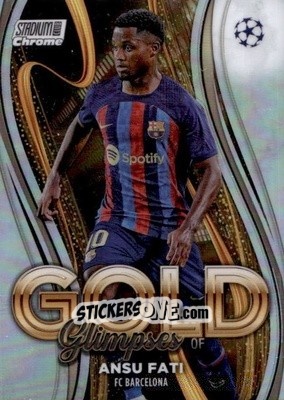 Sticker Ansu Fati - Stadium Club Chrome UEFA Club Competitions 2022-2023
 n. GG-AF - Topps