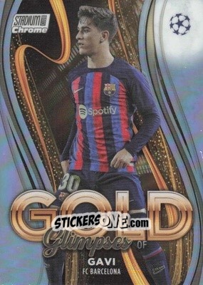 Sticker Gavi - Stadium Club Chrome UEFA Club Competitions 2022-2023
 n. GG-GAV - Topps