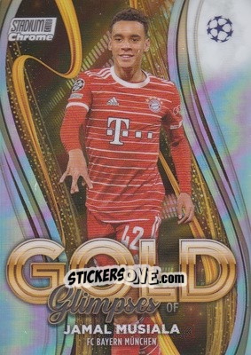 Cromo Jamal Musiala - Stadium Club Chrome UEFA Club Competitions 2022-2023
 n. GG-JM - Topps