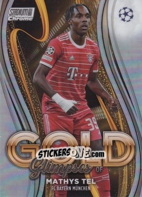 Figurina Mathys Tel - Stadium Club Chrome UEFA Club Competitions 2022-2023
 n. GG-MT - Topps