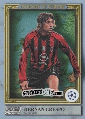Figurina Hernán Crespo - Stadium Club Chrome UEFA Club Competitions 2022-2023
 n. LE-HC - Topps