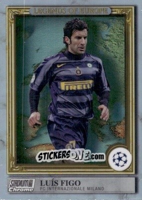 Cromo Luís Figo - Stadium Club Chrome UEFA Club Competitions 2022-2023
 n. LE-LF - Topps