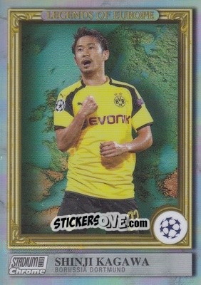 Figurina Shinji Kagawa - Stadium Club Chrome UEFA Club Competitions 2022-2023
 n. LE-SK - Topps