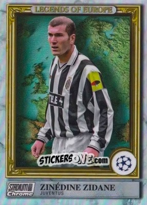 Figurina Zinedine Zidane - Stadium Club Chrome UEFA Club Competitions 2022-2023
 n. LE-ZZ - Topps