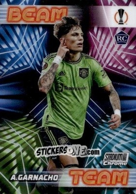 Figurina Alejandro Garnacho - Stadium Club Chrome UEFA Club Competitions 2022-2023
 n. BT-AG - Topps