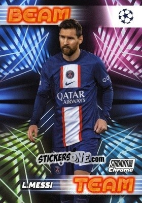 Cromo Lionel Messi - Stadium Club Chrome UEFA Club Competitions 2022-2023
 n. BT-LM - Topps