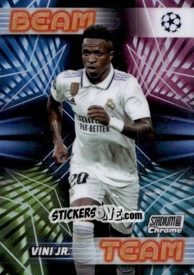 Figurina Vini Jr. - Stadium Club Chrome UEFA Club Competitions 2022-2023
 n. BT-VJR - Topps