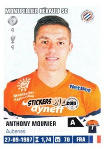 Figurina Anthony Mounier - FOOT 2013-2014 n. 262 - Panini