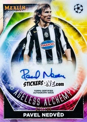 Cromo Pavel Nedved - Chrome Uefa Club Competitions 2022-2023 n. AA-6a - Topps