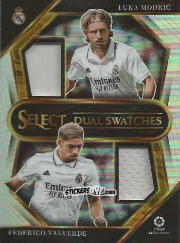 Cromo Federico Valverde / Luka Modric - Select LaLiga 2022-2023
 n. DS-MV - Panini