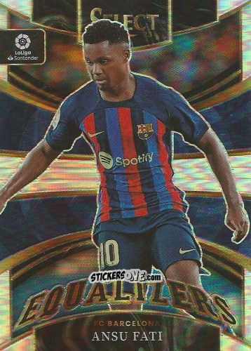 Sticker Ansu Fati - Select LaLiga 2022-2023
 n. E8 - Panini