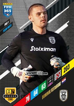 Figurina Dominik Kotarski - FIFA 365: 2023-2024. Adrenalyn XL
 n. PAO1 - Panini