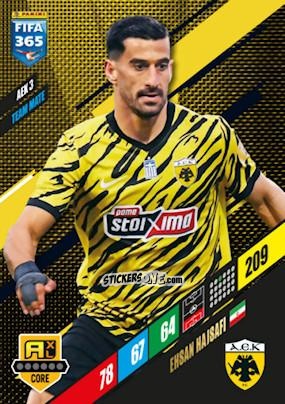 Cromo Ehsan Hajsafi - FIFA 365: 2023-2024. Adrenalyn XL
 n. AEK3 - Panini