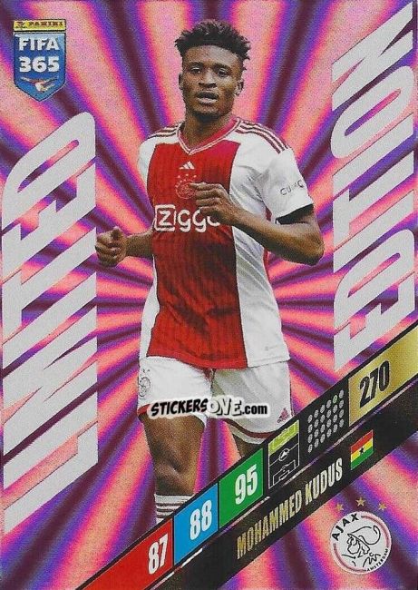 Sticker Mohammed Kudus - FIFA 365: 2023-2024. Adrenalyn XL
 n. LE-MK - Panini