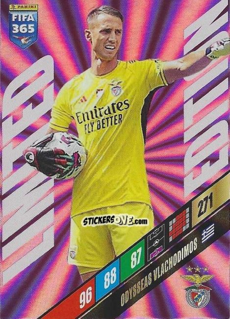 Sticker Odysseas Vlachodimos - FIFA 365: 2023-2024. Adrenalyn XL
 n. LE-OV - Panini