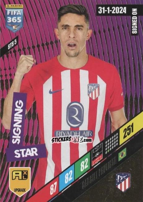 Cromo Gabriel Paulista - FIFA 365: 2023-2024. Adrenalyn XL
 n. STS5 - Panini