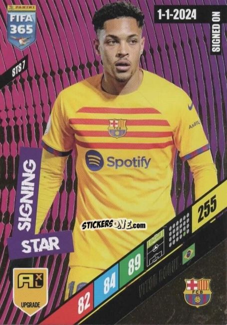 Sticker Vitor Roque - FIFA 365: 2023-2024. Adrenalyn XL
 n. STS7 - Panini