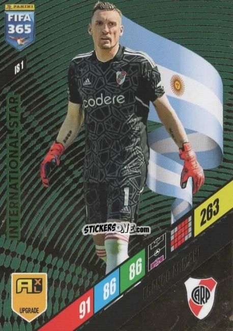 Sticker Franco Armani - FIFA 365: 2023-2024. Adrenalyn XL
 n. IS1 - Panini