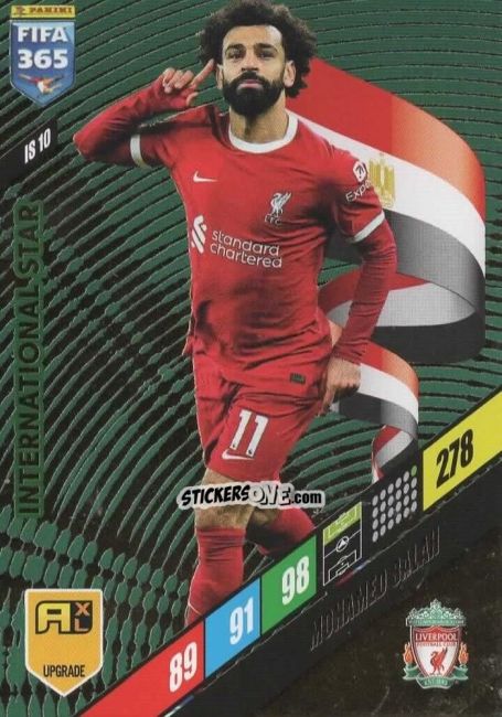 Cromo Mohamed Salah - FIFA 365: 2023-2024. Adrenalyn XL
 n. IS10 - Panini