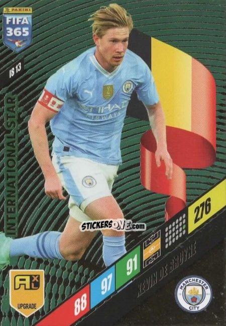 Cromo Kevin De Bruyne - FIFA 365: 2023-2024. Adrenalyn XL
 n. IS13 - Panini