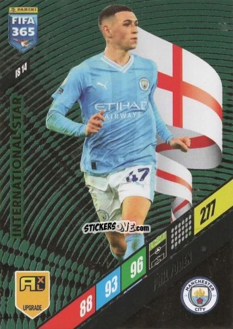 Cromo Phil Foden - FIFA 365: 2023-2024. Adrenalyn XL
 n. IS14 - Panini