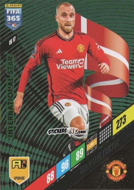 Figurina Christian Eriksen - FIFA 365: 2023-2024. Adrenalyn XL
 n. IS17 - Panini