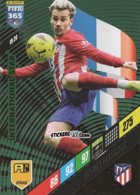 Sticker Antoine Griezmann - FIFA 365: 2023-2024. Adrenalyn XL
 n. IS20 - Panini