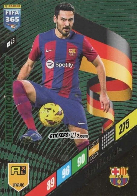 Figurina İlkay Gündoğan - FIFA 365: 2023-2024. Adrenalyn XL
 n. IS23 - Panini