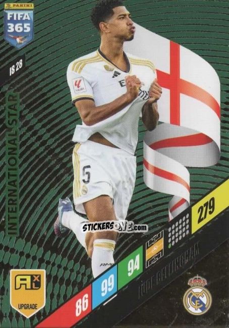 Cromo Jude Bellingham - FIFA 365: 2023-2024. Adrenalyn XL
 n. IS28 - Panini