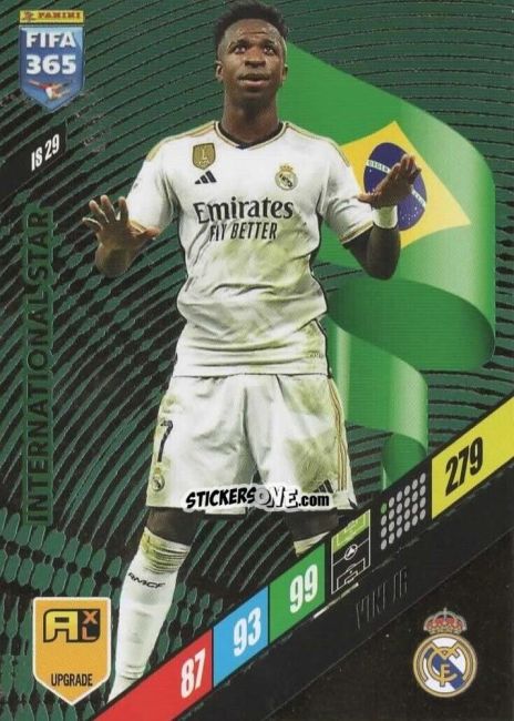 Figurina Vini Jr. - FIFA 365: 2023-2024. Adrenalyn XL
 n. IS29 - Panini
