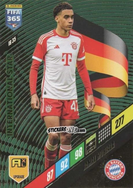 Cromo Jamal Musiala - FIFA 365: 2023-2024. Adrenalyn XL
 n. IS35 - Panini