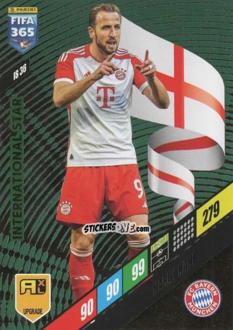 Sticker Harry Kane - FIFA 365: 2023-2024. Adrenalyn XL
 n. IS36 - Panini