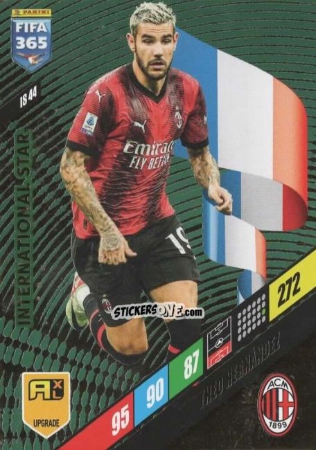 Figurina Theo Hernández - FIFA 365: 2023-2024. Adrenalyn XL
 n. IS44 - Panini