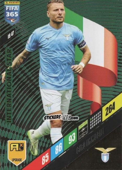 Figurina Ciro Immobile - FIFA 365: 2023-2024. Adrenalyn XL
 n. IS47 - Panini