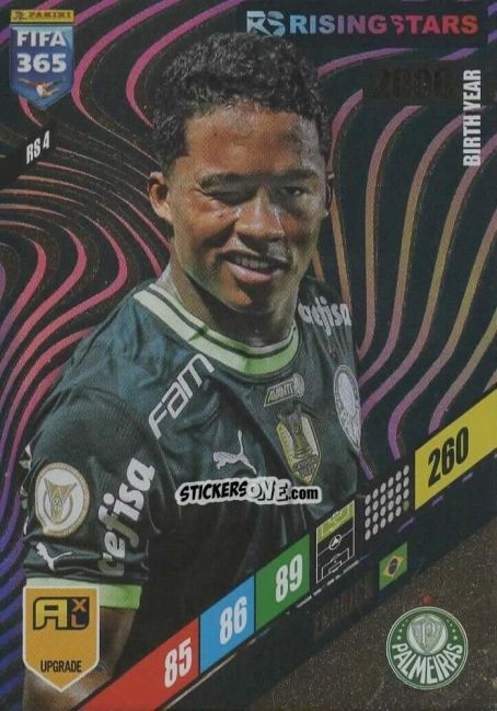Cromo Endrick - FIFA 365: 2023-2024. Adrenalyn XL
 n. RS4 - Panini