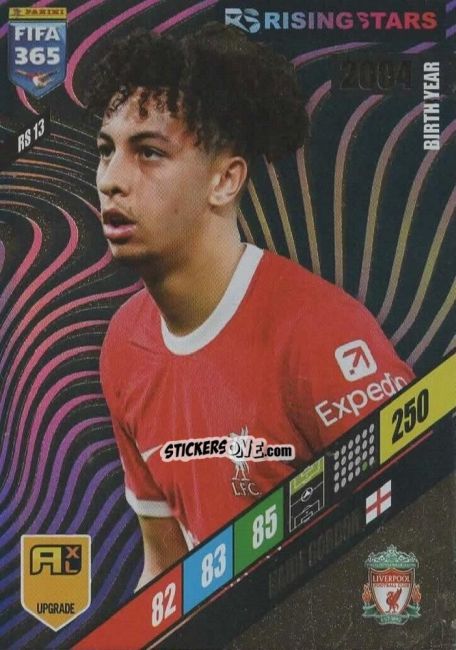 Sticker Kaide Gordon - FIFA 365: 2023-2024. Adrenalyn XL
 n. RS13 - Panini
