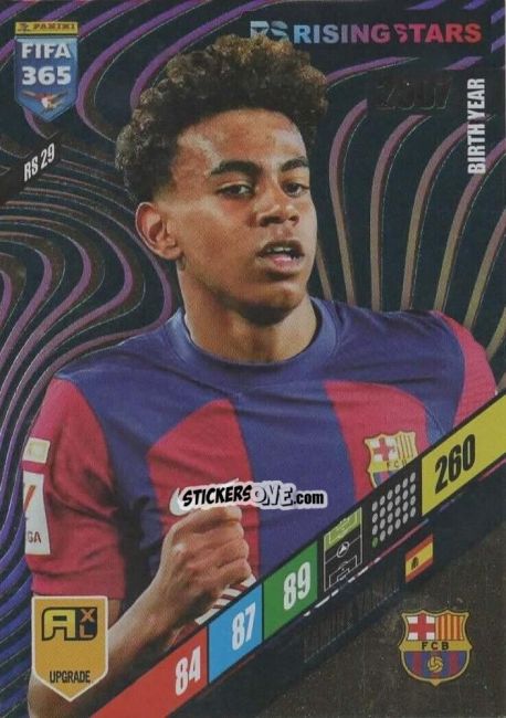 Figurina Lamine Yamal - FIFA 365: 2023-2024. Adrenalyn XL
 n. RS29 - Panini