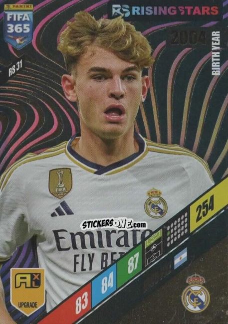 Sticker Nico Paz - FIFA 365: 2023-2024. Adrenalyn XL
 n. RS31 - Panini