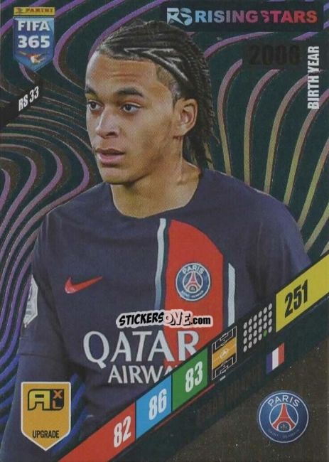 Figurina Ethan Mbappé - FIFA 365: 2023-2024. Adrenalyn XL
 n. RS33 - Panini