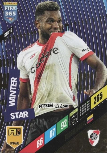 Sticker Miguel Borja - FIFA 365: 2023-2024. Adrenalyn XL
 n. STS16 - Panini