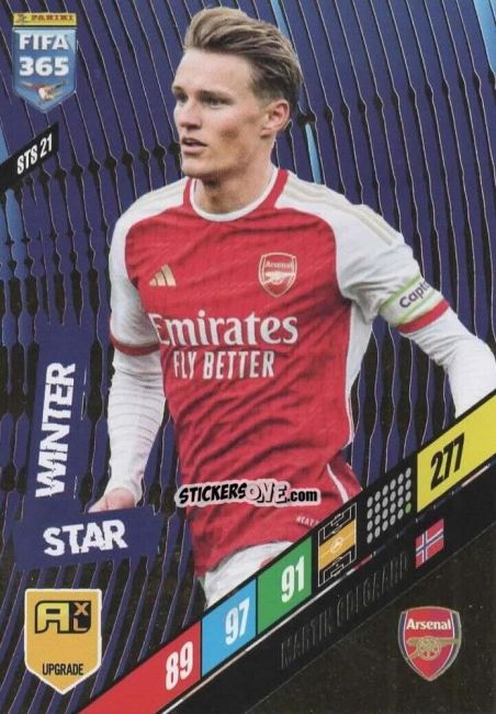 Figurina Martin Ødegaard - FIFA 365: 2023-2024. Adrenalyn XL
 n. STS21 - Panini