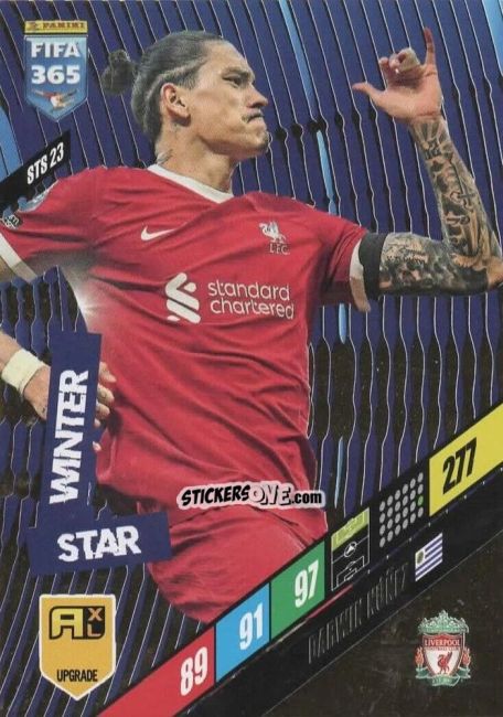 Cromo Darwin Núñez - FIFA 365: 2023-2024. Adrenalyn XL
 n. STS23 - Panini