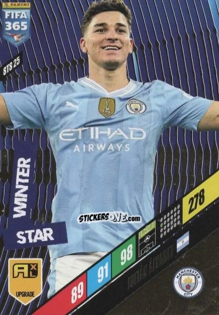 Cromo Julián Álvarez - FIFA 365: 2023-2024. Adrenalyn XL
 n. STS25 - Panini