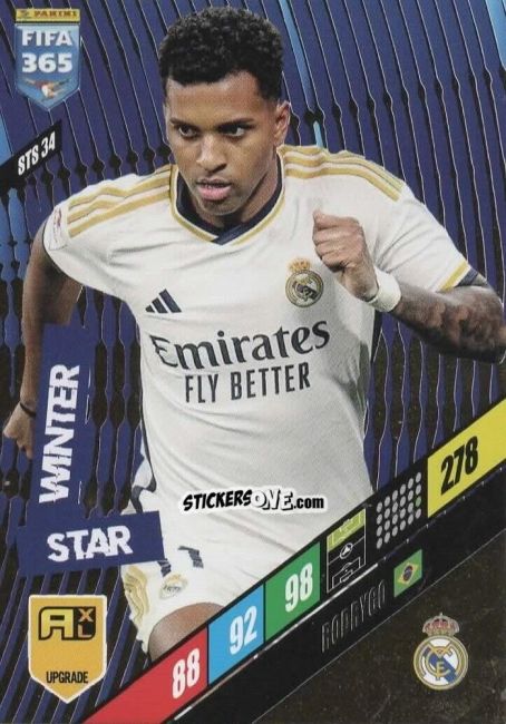 Figurina Rodrygo - FIFA 365: 2023-2024. Adrenalyn XL
 n. STS34 - Panini